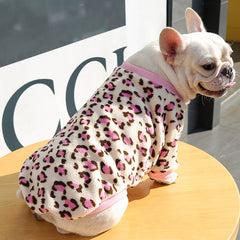 Cozy Canine Pajama Jacket by Pawlio featuring soft fabric, snug fit, and playful paw print design for dogs.