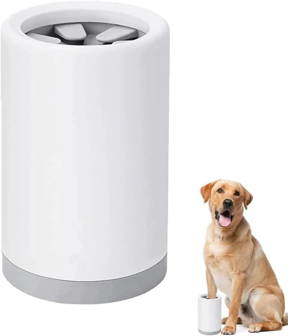 Pawlio™ Portable Dog Paw Cleaner Cup with soft bristles for gentle, effective grooming of pet paws.