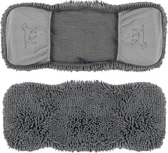 Large Pawlio Ultra-Absorbent Quick-Dry Dog Towel made of microfiber, shown folded with a dog towel in a neutral setting.