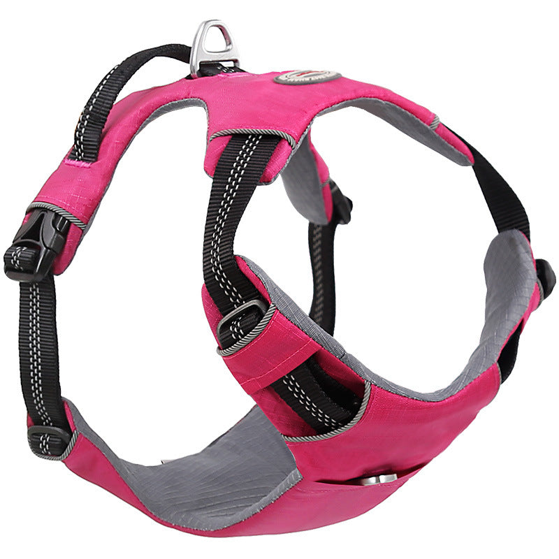 Red explosion-proof safety vest from Pawlio, featuring durable, high-visibility material for industrial safety and protection.
