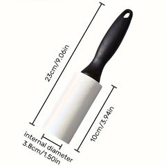 Extra-Sticky Lint Roller for Pet Hair Removal 60 Sheets/Roll,Ideal for Dog & Cat Owners,Perfect for Clothes & Furniture Cleaning