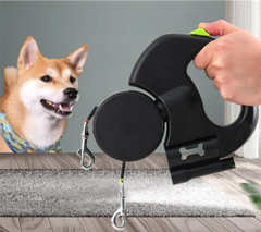 Pawlio Auto Double Dog Leash with adjustable straps and sturdy clips for walking two dogs simultaneously outdoors.
