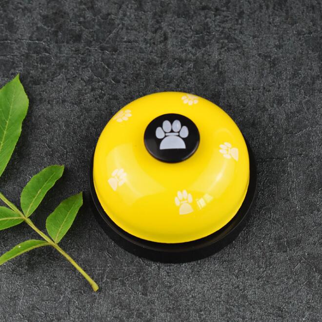 Pawlio Paw Press Training Bell with clicker, designed for pet training and communication, featuring a durable, easy-to-press design.