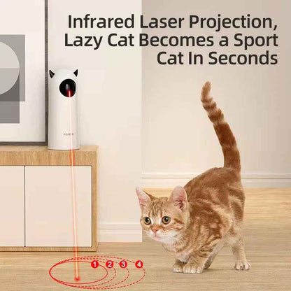 Pawlio™ Interactive Smart LED Laser Cat Toy | Automatic Pet Fun