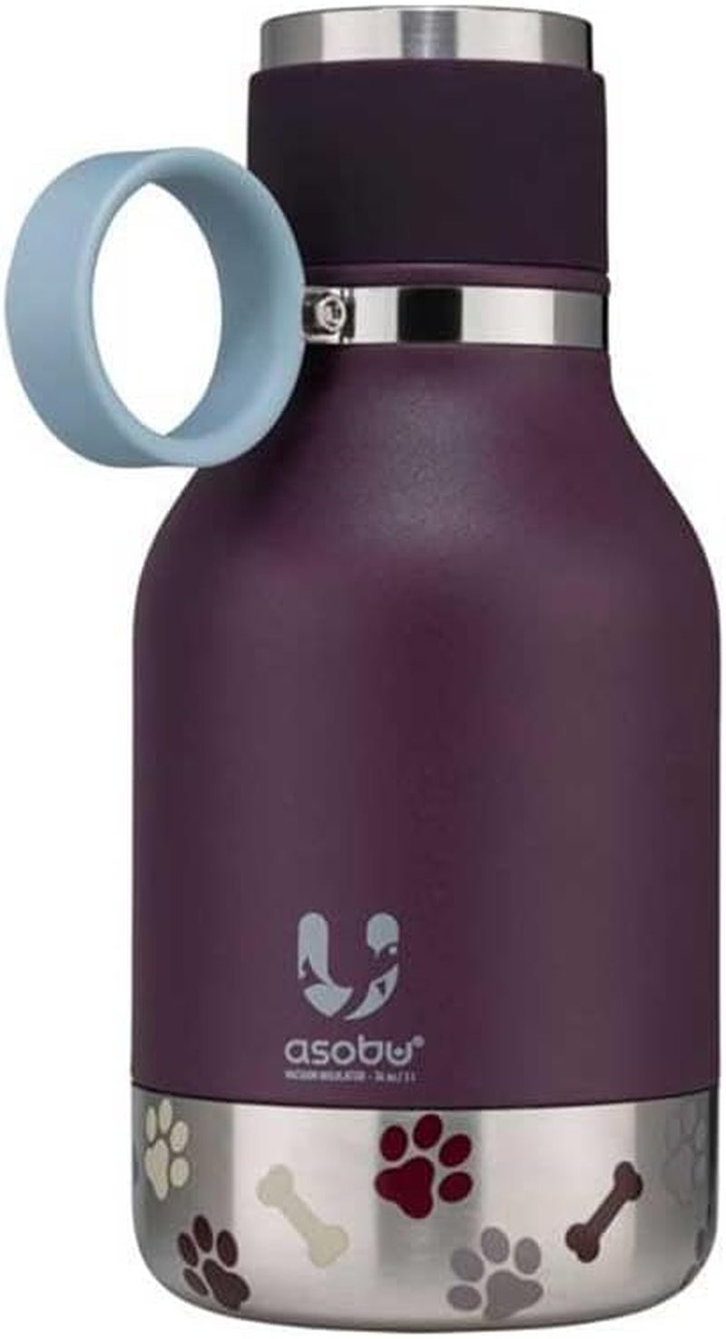 Pawlio™ 3-in-1 pet travel bottle with water dispenser, food container, and foldable bowl for outdoor pet hydration and feeding.