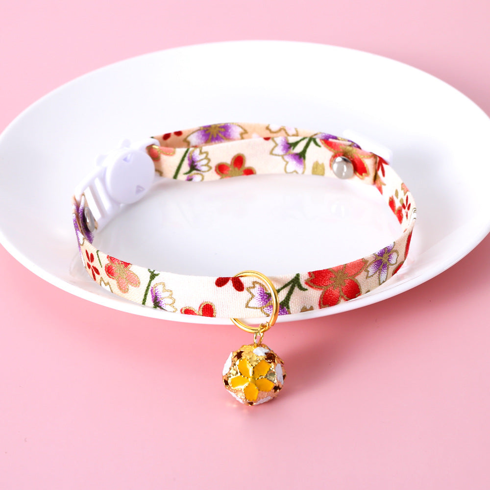 Adjustable Hollow Bell Collar for Pets