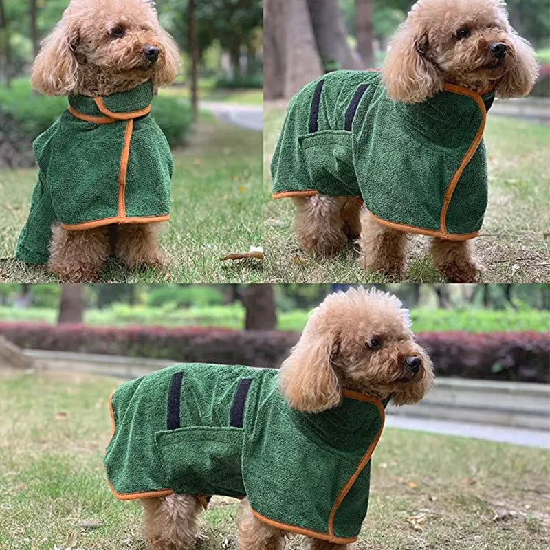 SnuggleSoft Pet Drying Robe