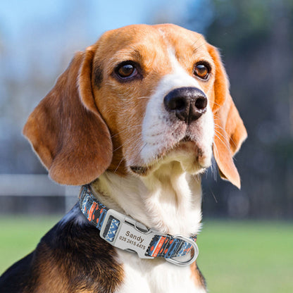 Personalized Adjustable Nylon Dog and Cat Collar