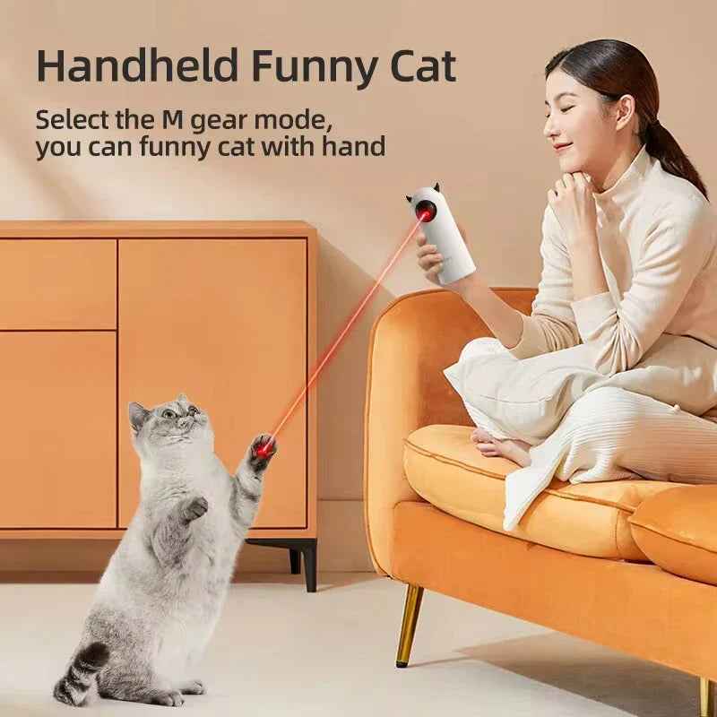 Pawlio™ Interactive Smart LED Laser Cat Toy | Automatic Pet Fun