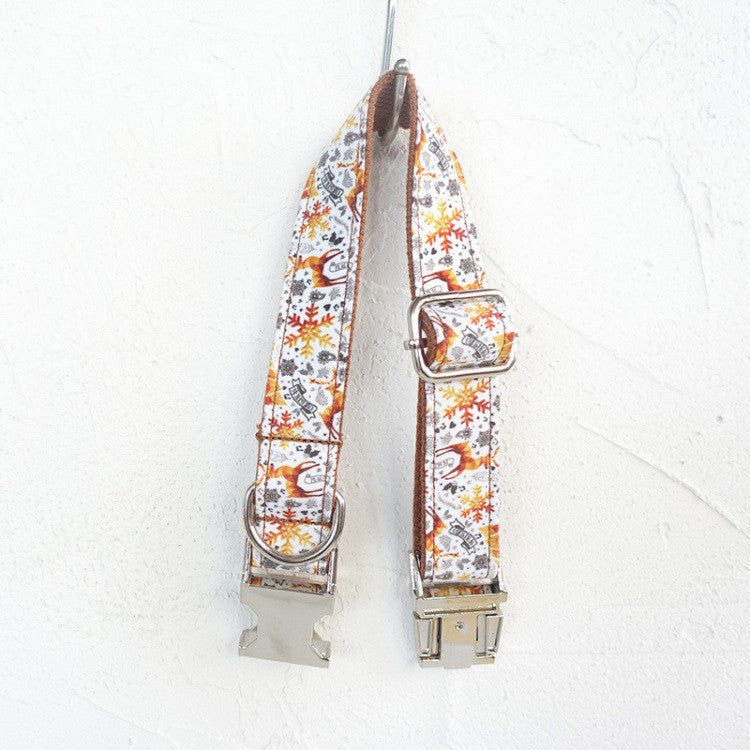 Handmade Christmas Dog Collar - Celebrate the Holidays with Style