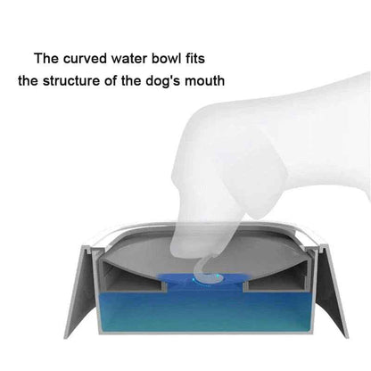 Mess-Free Floating Dog Water Bowl – Slow-Feed, Non-Slip