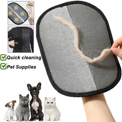 Pawlio™ Pet Hair Remover Grooming Glove with soft bristles for gentle pet hair removal and grooming.