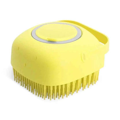 Pawlio™ Pet Shampoo Brush – Silicone Bath Massage Brush for Dogs & Cats