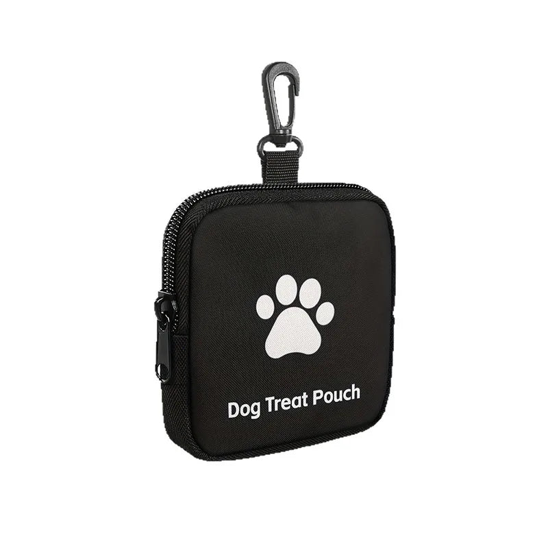 Pawlio™ portable dog training treat bag, hands-free pouch with adjustable clip and multiple compartments for treats and essentials.