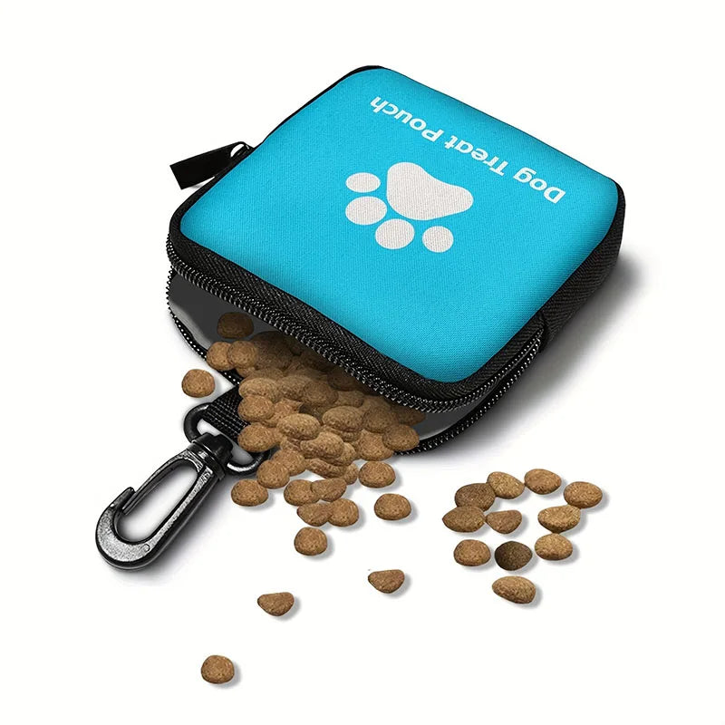 Pawlio™ portable dog training treat bag with hands-free pouch, compact and convenient for outdoor walks and training sessions.