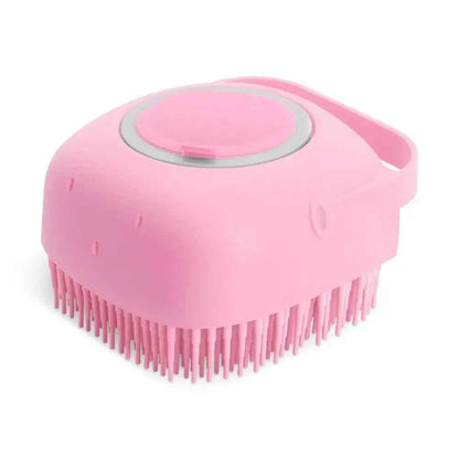 Pawlio™ Pet Shampoo Brush – Silicone Bath Massage Brush for Dogs & Cats