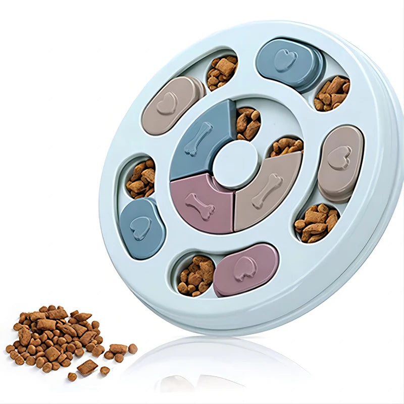 Pawlio™ Interactive Dog Puzzle Toy with treat feeder, designed to boost dog’s IQ and mental engagement.