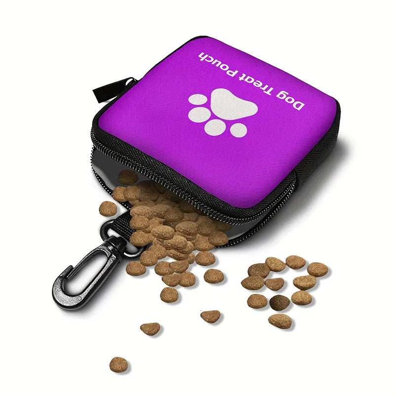 Pawlio™ Portable dog training treat bag, hands-free pouch with adjustable strap and multiple compartments for dog treats.