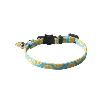 Fruit Blossom Bow Tie Cat Collar