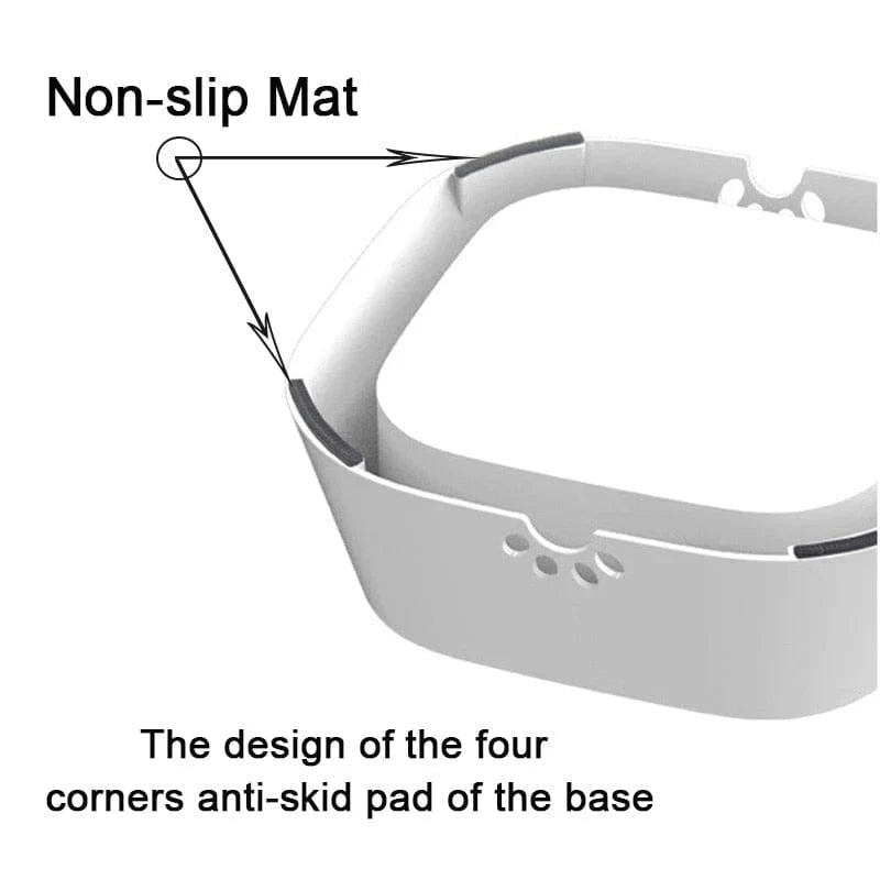 Pawlio™ floating dog water bowl with non-slip base, designed to prevent spills and promote slow feeding for dogs.