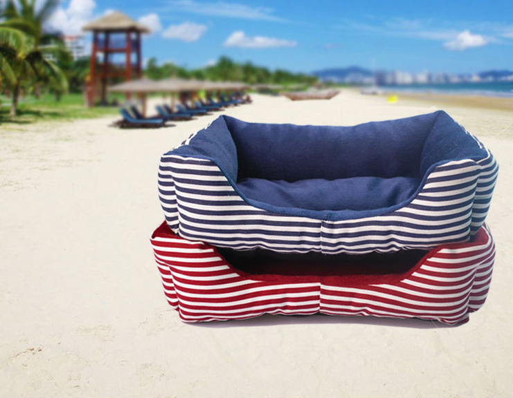 Chic vintage canine lounge dog bed by Pawlio with soft fabric and classic design, perfect for cozy pet relaxation.
