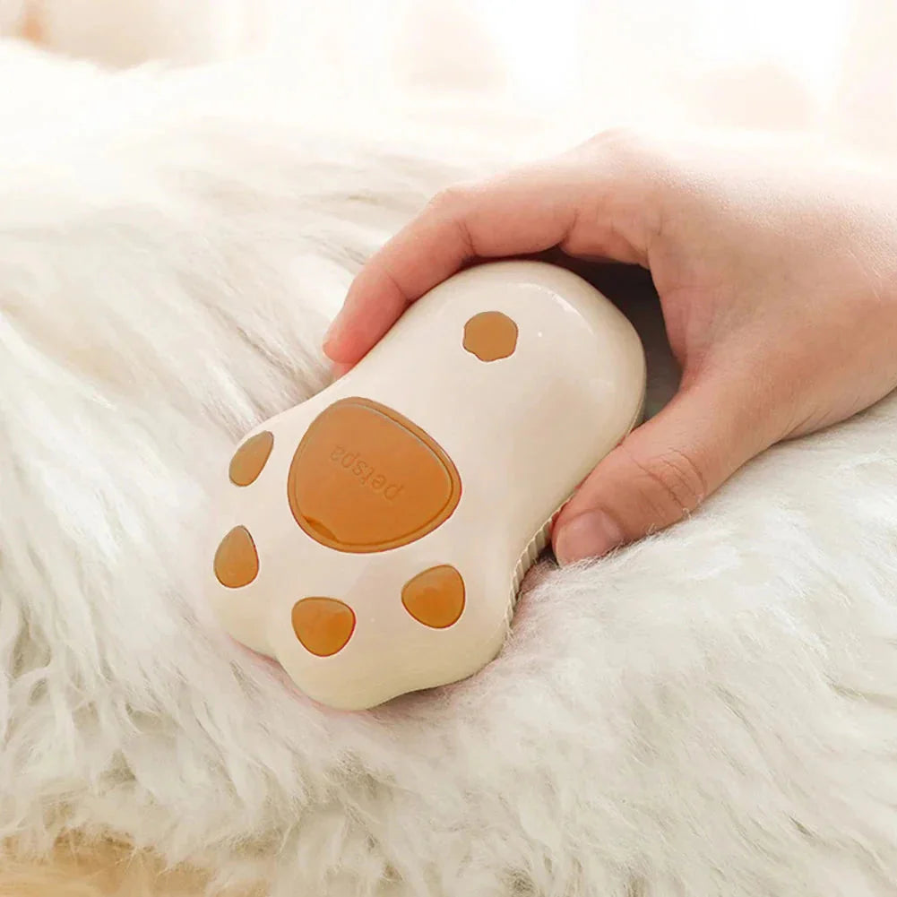 Electric cat steam brush bys-user-store-22890, 3-in-1 pet grooming comb with water spray for cats and dogs, USB rechargeable.