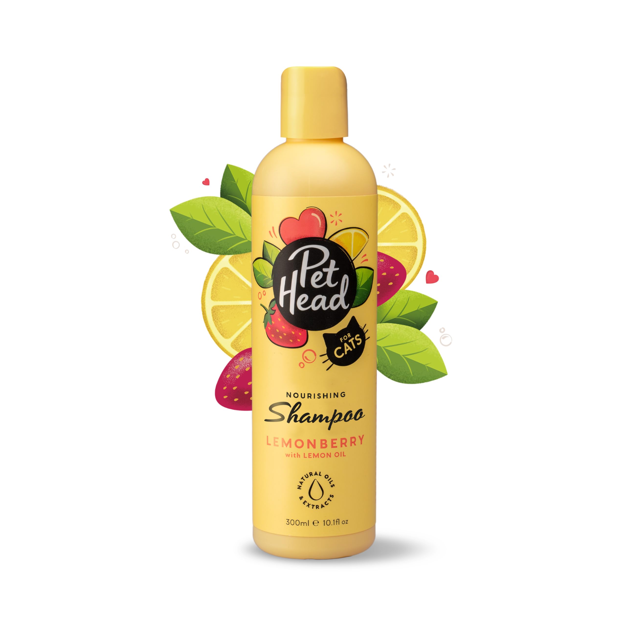 Felin Fresh Cat Shampoo | Lemonberry Bliss | Gentle & Vegan | Made in USA | 10.1 oz