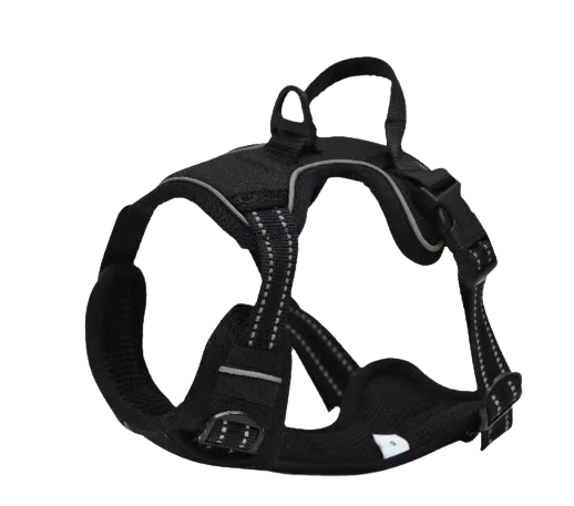 Red explosion-proof safety vest from Pawlio with reflective strips, designed for high-visibility protective wear.