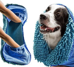 Pawlio™ Ultra-Absorbent Quick-Dry Dog Towel in extra-large microfiber, showing soft, plush texture for drying dogs.