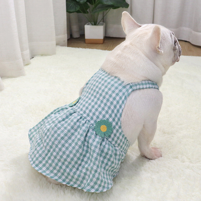 French Bucket Tutu Skirt with Thin Suspenders